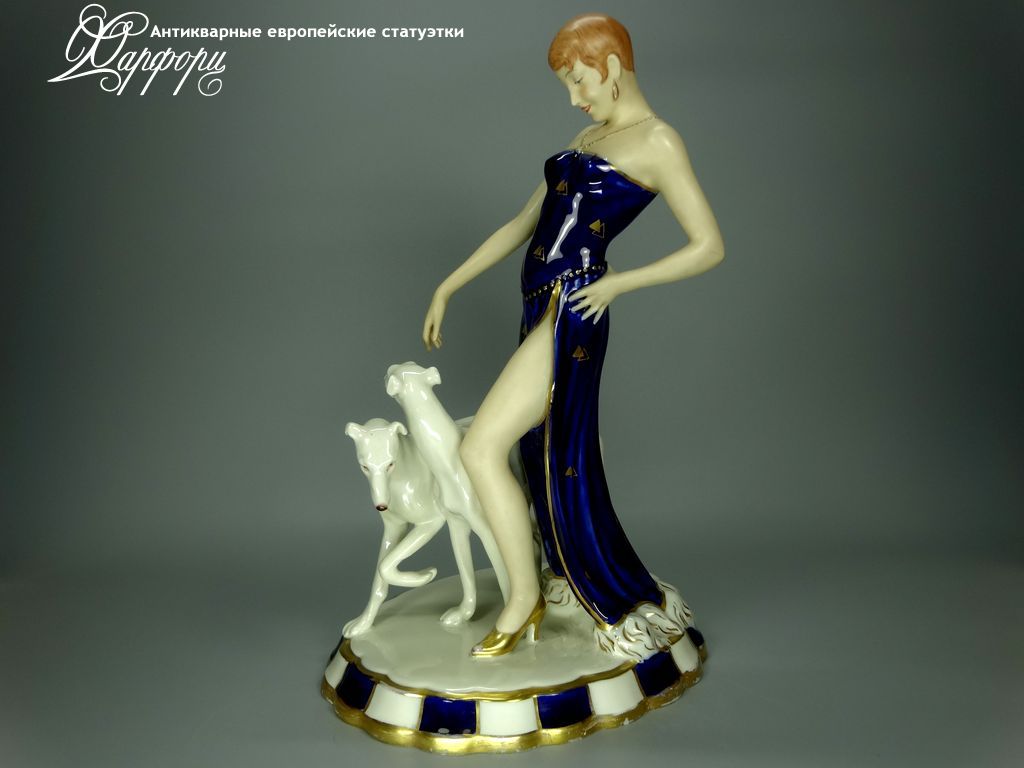 Купить фарфоровые статуэтки Royal Dux, Прогулка, Чехословакия